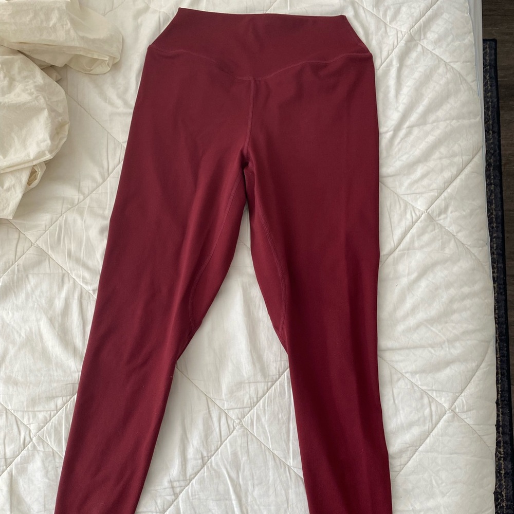 Balance Athletica leggings, dark red